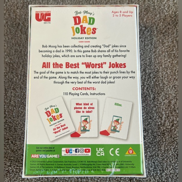 NWT Dad Jokes Holiday Edition Card Game - Picture 2 of 4